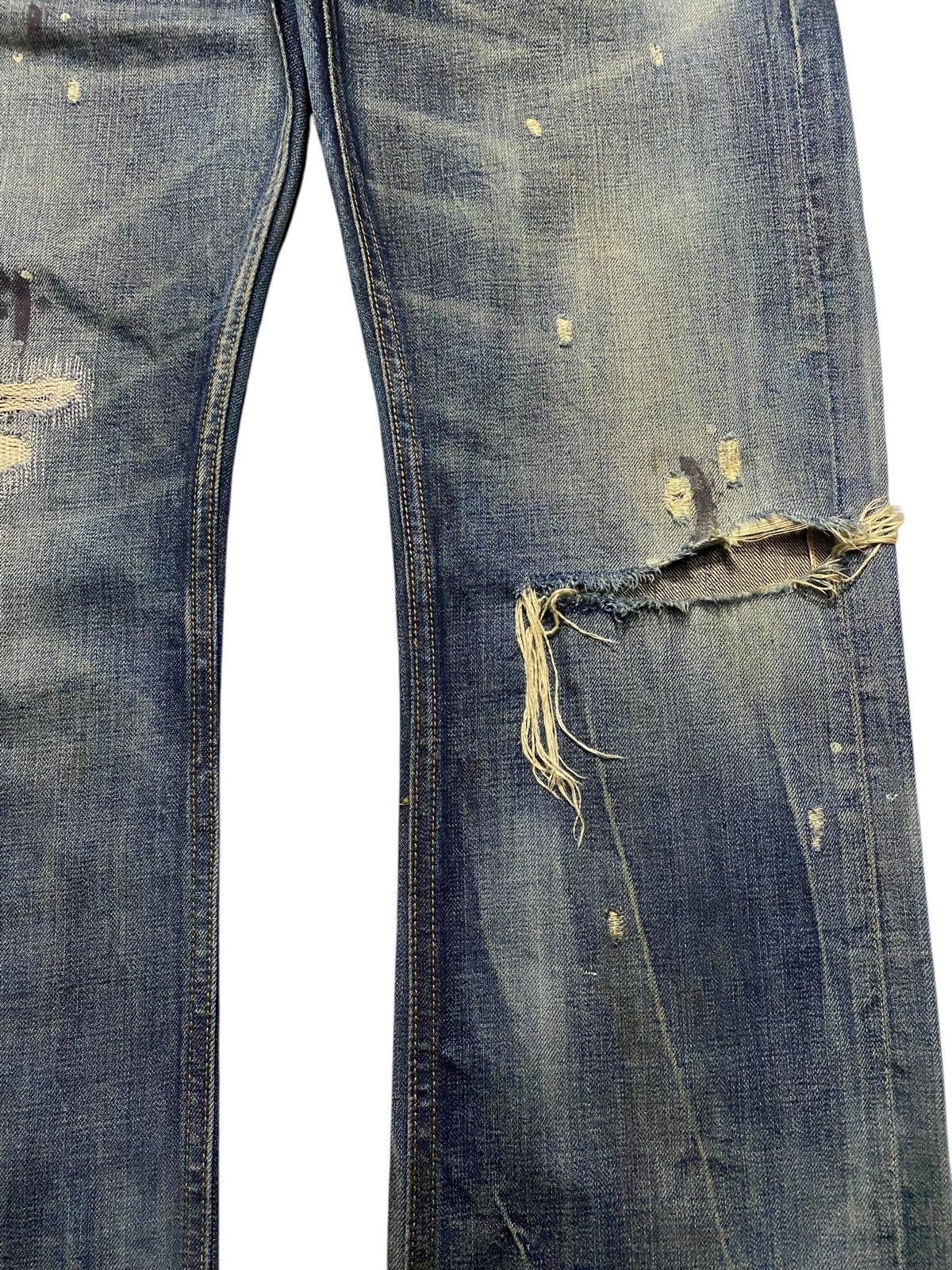 Cult Of Individuality Cult Paint Splatter Distressed Selvedge Redline (107N2) Size US 34 / EU 50 - 10 Thumbnail