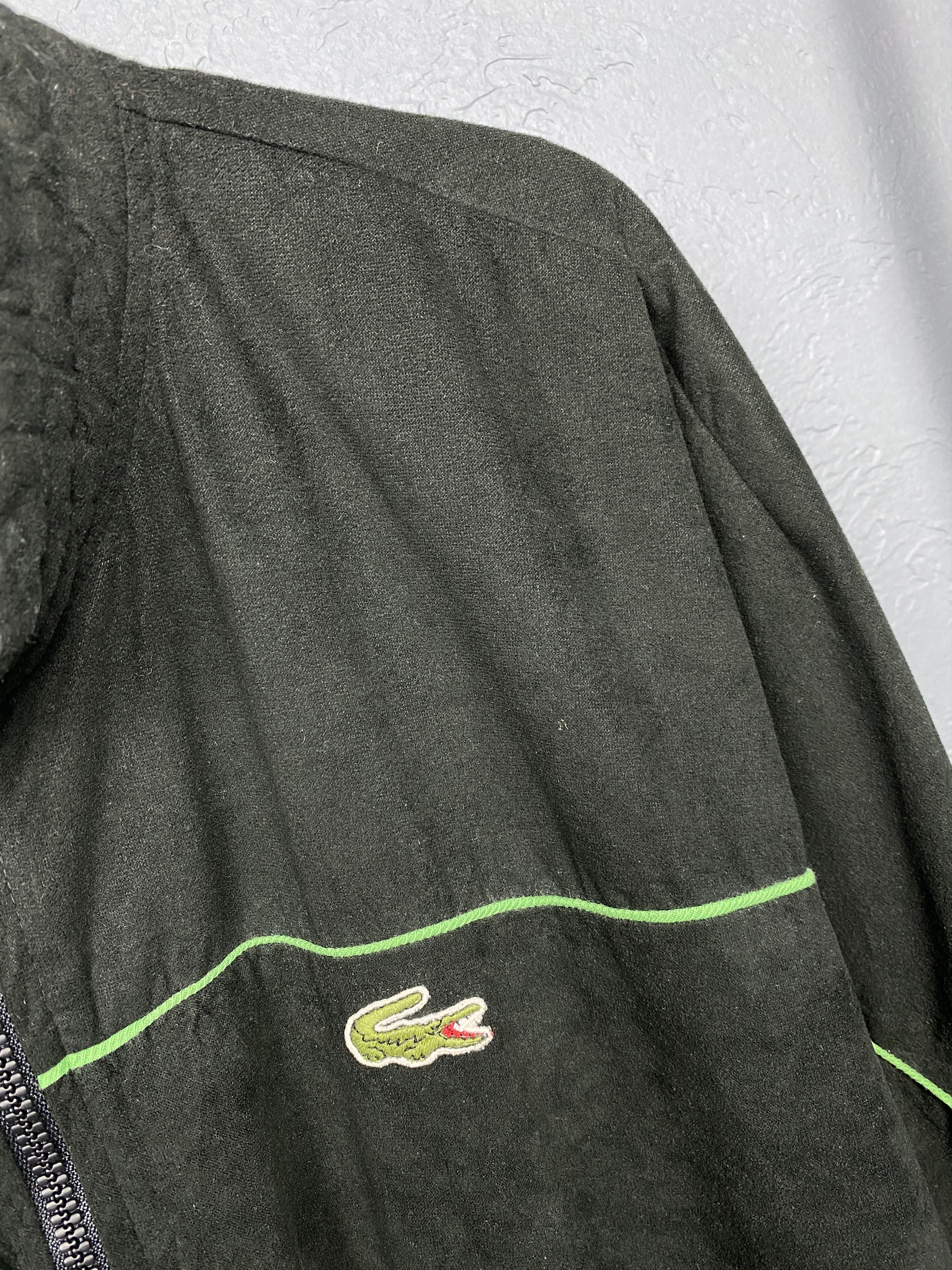 Lacoste × Vintage Lacoste 90s Vintage Mens Track Top Jacket Size US L / EU 52-54 / 3 - 3 Thumbnail