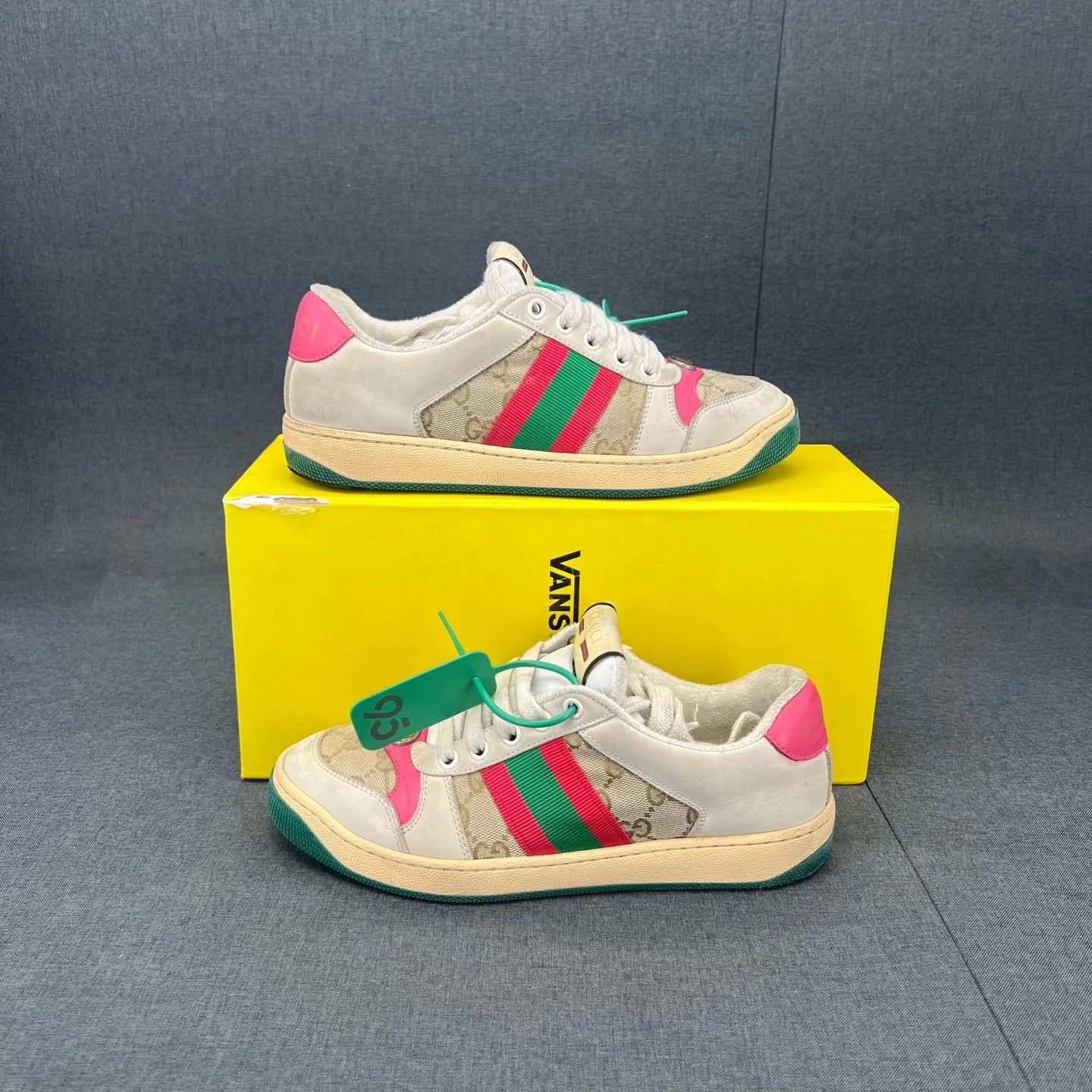 Gucci Gucci distressed sneakers fuchsia size 36 Size US 6 / IT 36 - 2 Thumbnail