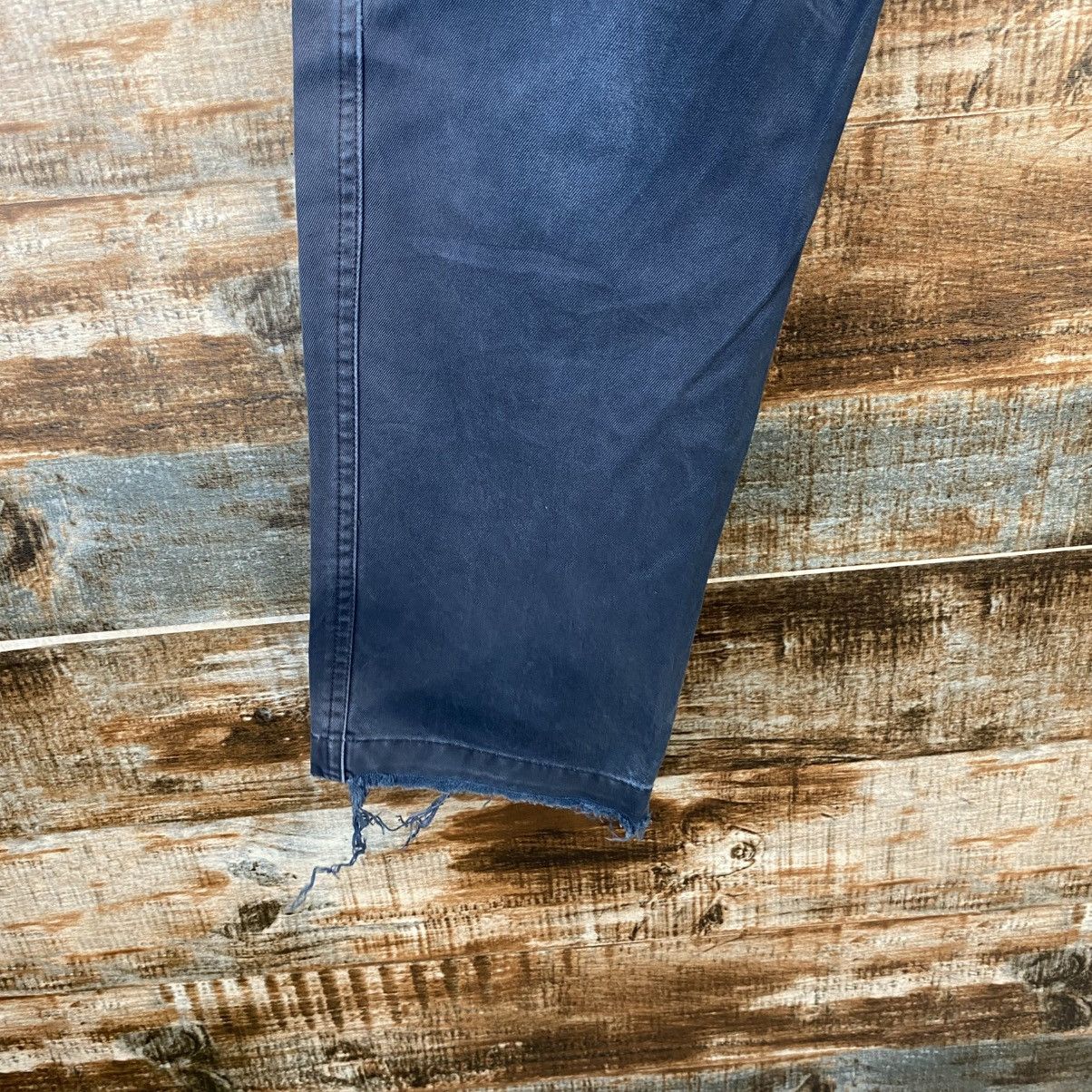 Japanese Brand DL Burtle Dark Blue Cargo Multipocket Pants #C944 Size US 27 - 11 Thumbnail