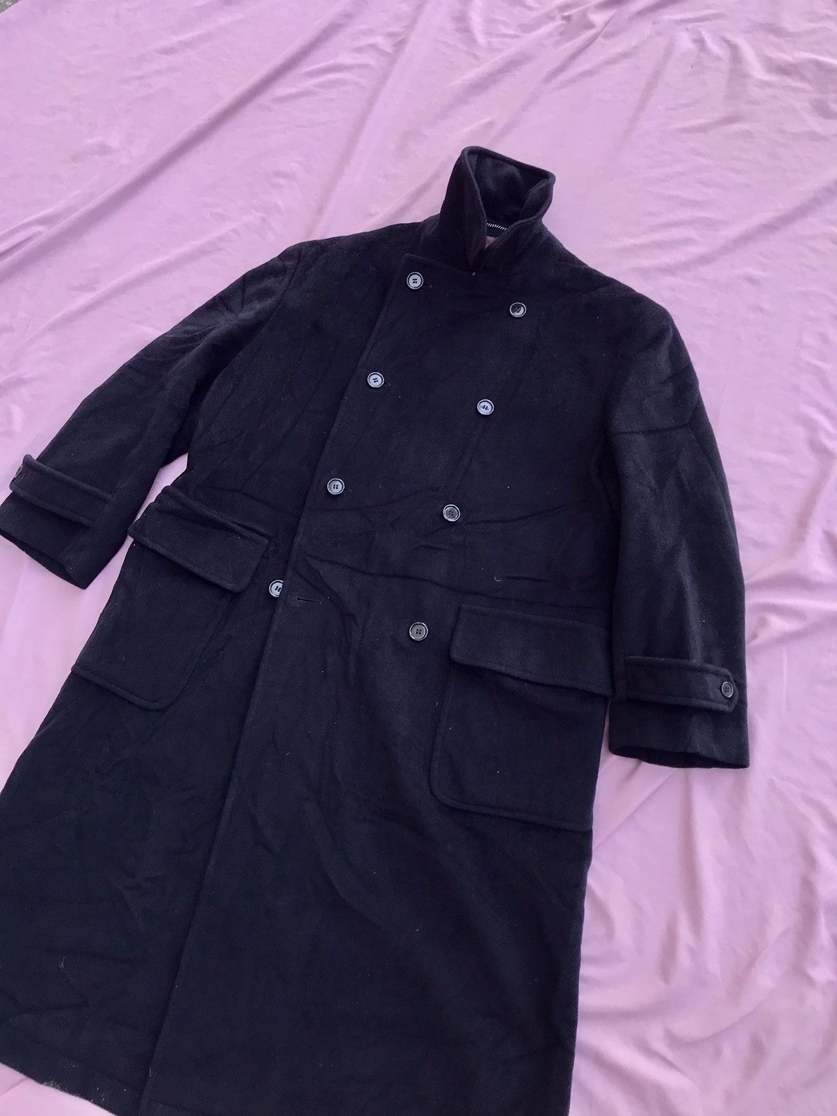 Valentino VALENTINO HEAVY ULSTER COAT, PURE soft WOOL made ITALY Size US L / EU 52-54 / 3 - 5 Thumbnail