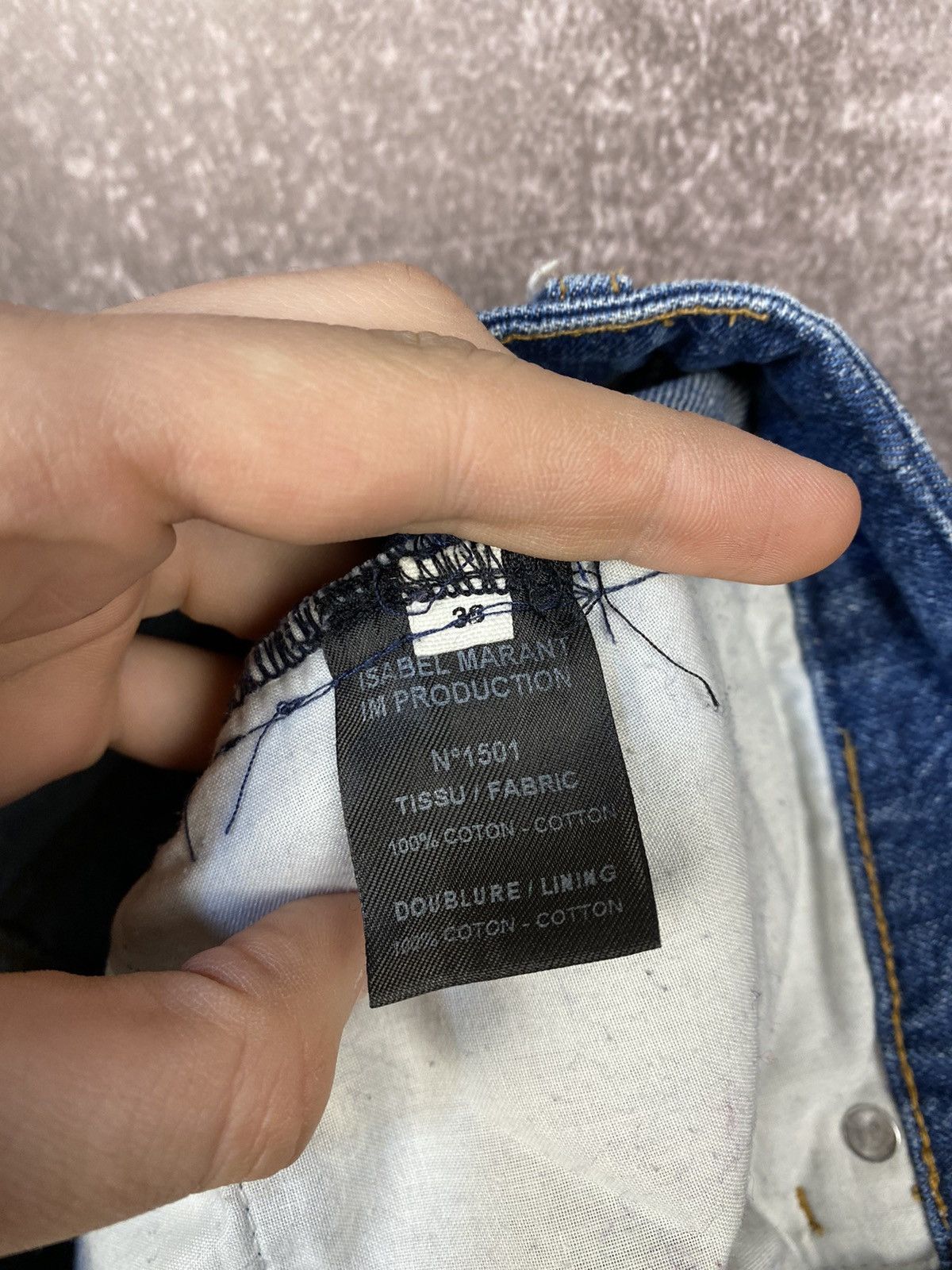 Designer × Isabel Marant Isabel Marant Light Blue Denim Jeans Size 36" / US 14 / IT 50 - 7 Thumbnail