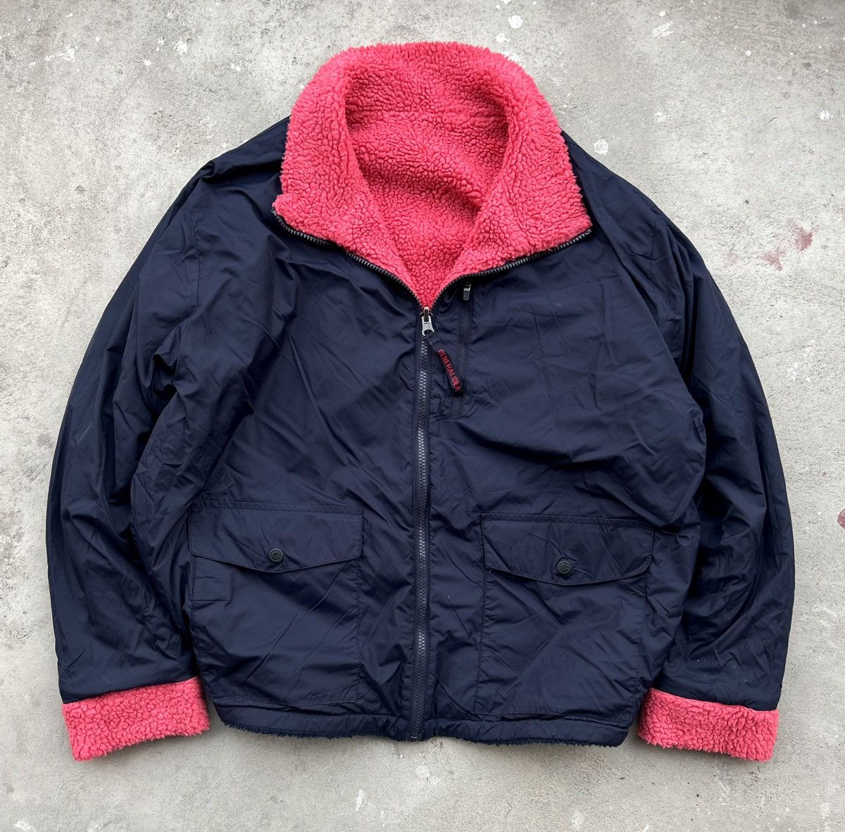 General Idea CRAZY VINTAGE GENERAL IDEA REVERSIBLE SHERPA JACKET Size US L / EU 52-54 / 3 - 2 Thumbnail