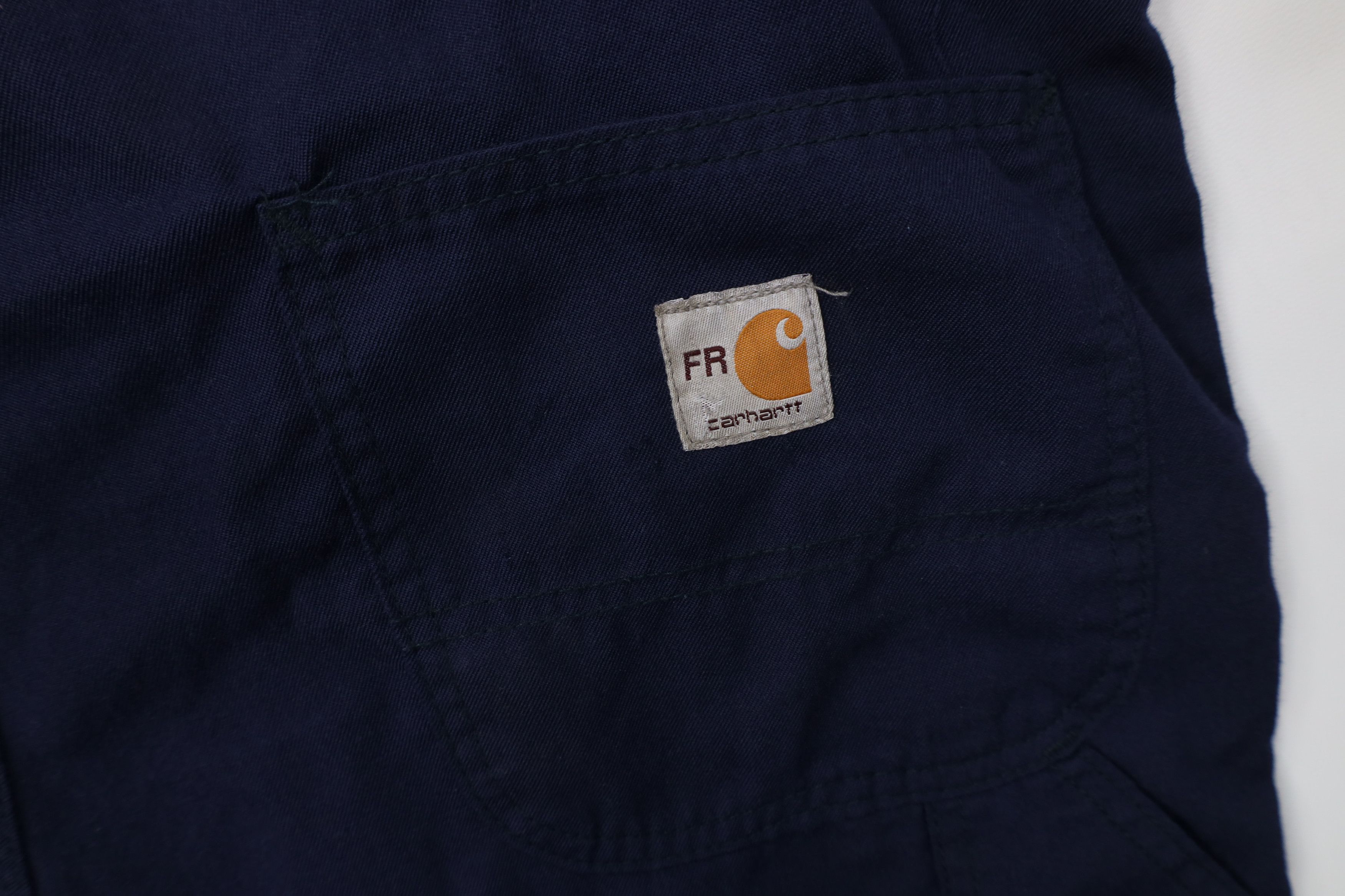 Carhartt Carhartt FR Fire Flame Resistant Wide Leg Dungaree Pants Size US 38 / EU 54 - 16 Thumbnail