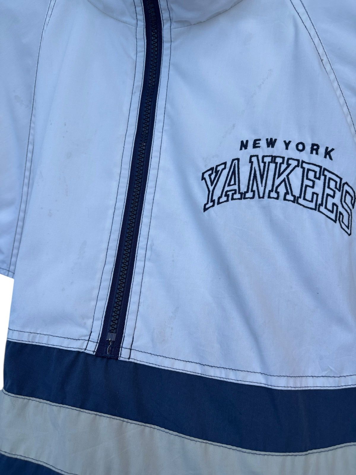 MLB Vintage New York Yankees Half Zipper Starter Pullover Size US XL / EU 56 / 4 - 8 Thumbnail