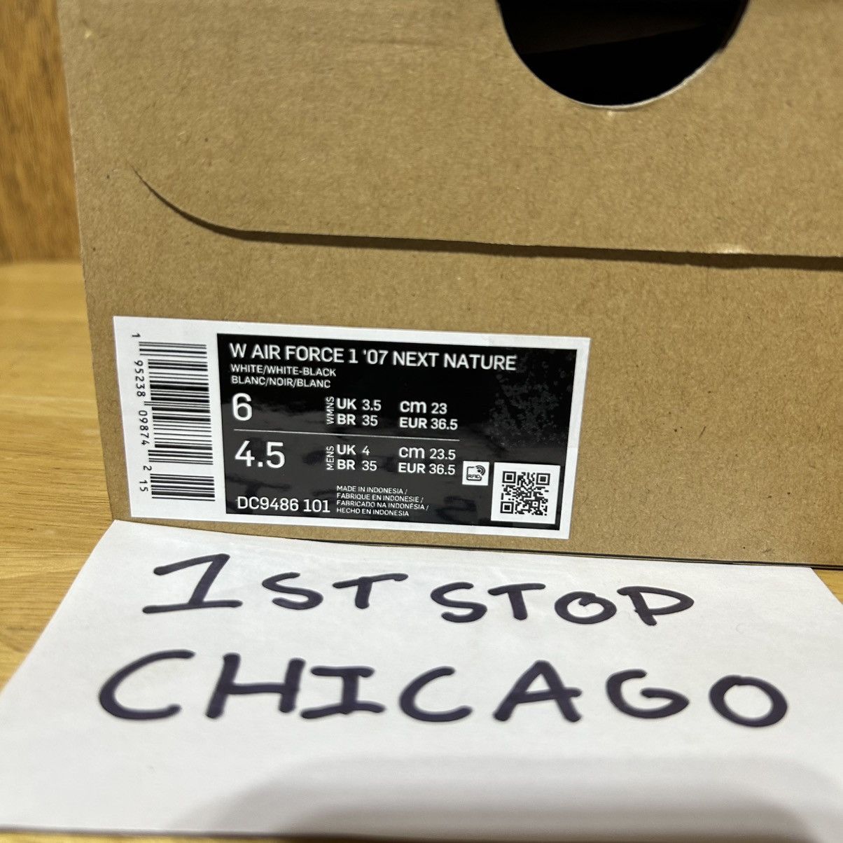 Nike Nike Air Force 1 Low Next Nature White Grey DC9486-101 6 NEW Size US 6 / IT 36 - 8 Thumbnail