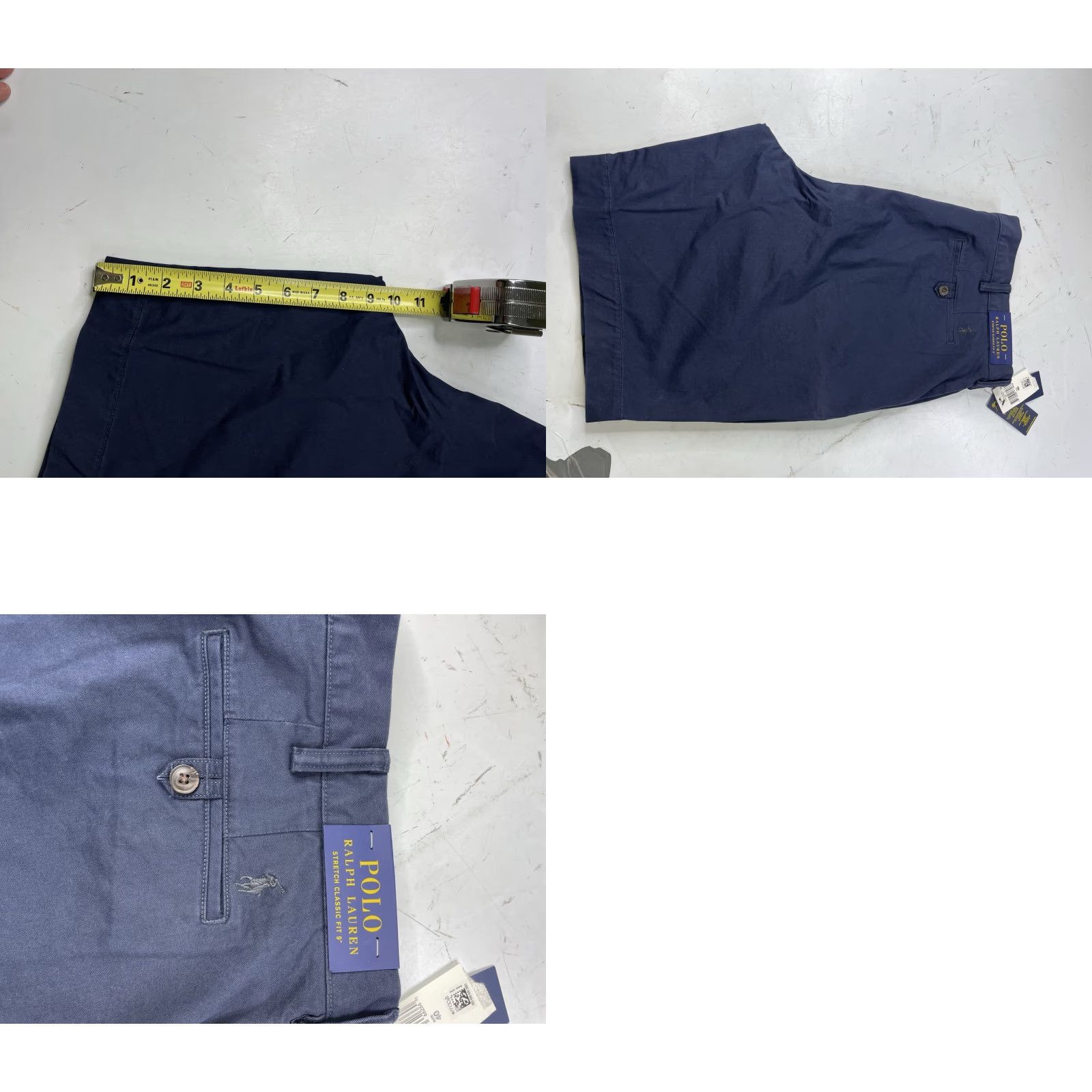 Polo Ralph Lauren Polo Ralph Lauren Shorts Chino 40 Regular Classic Fit Navy Blue Stretch Men NWT Casual Shorts Size US L / EU 52-54 / 3 - 8 Thumbnail