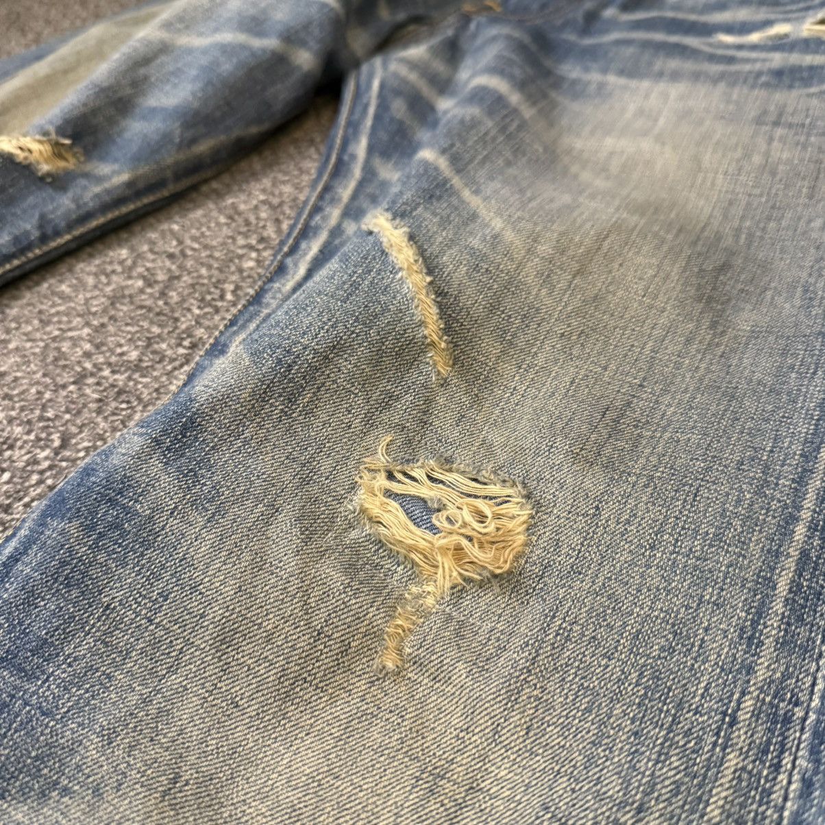 Levi's Vintage Clothing 🔥🇯🇵 Vintage 90s Japanese Levis 501 Distressed Denim Size US 29 - 5 Thumbnail