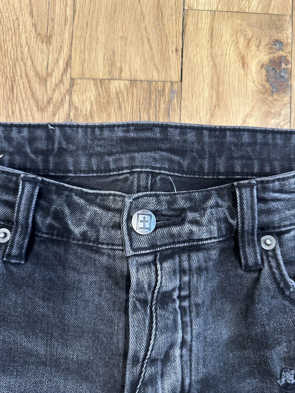 Ksubi Ksubi Red Embroidered Spell Black Denim Jeans Size 32 Size US 32 / EU 48 - 3 Thumbnail