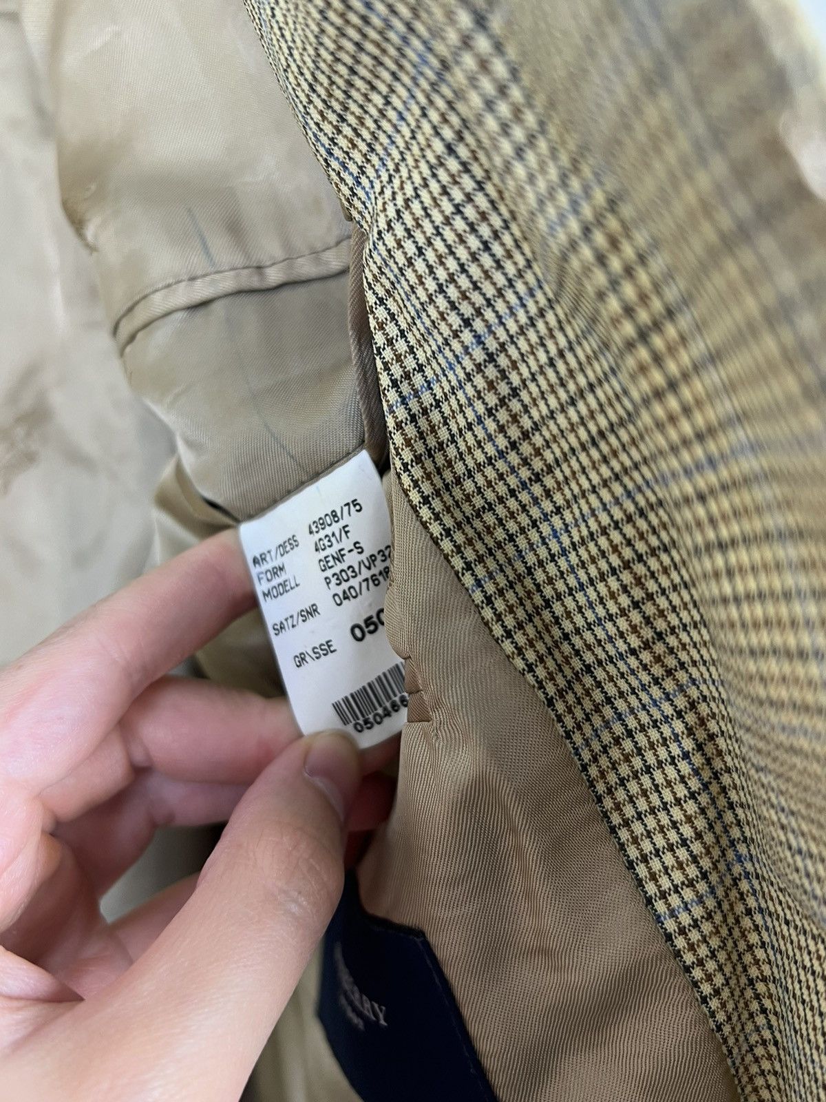 Burberry Blazer Burberry London Virgin Wool Size US L / EU 52-54 / 3 - 4 Thumbnail