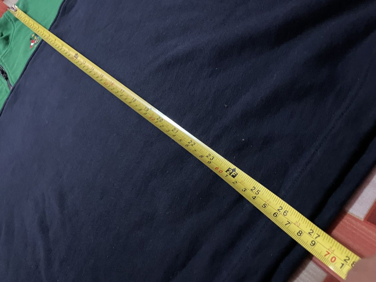 Polo Ralph Lauren Green Tag Vintage Half Zipper Polo Ralph Lauren Crossflag Size US XL / EU 56 / 4 - 9 Thumbnail