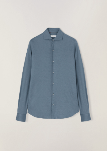 image of Loro Piana O1Srvl11E0424 Andrew Shirts In Grey, Men's (Size XL)