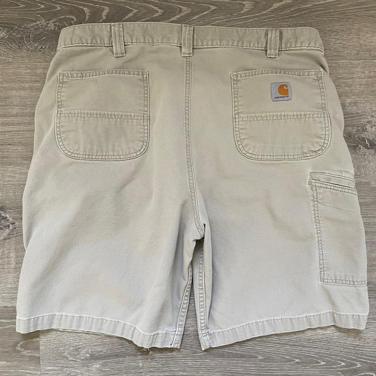 Carhartt × Vintage Vintage Y2K 90's Carhartt Beige Carpenter Shorts Size US 40 / EU 56 - 1 Thumbnail
