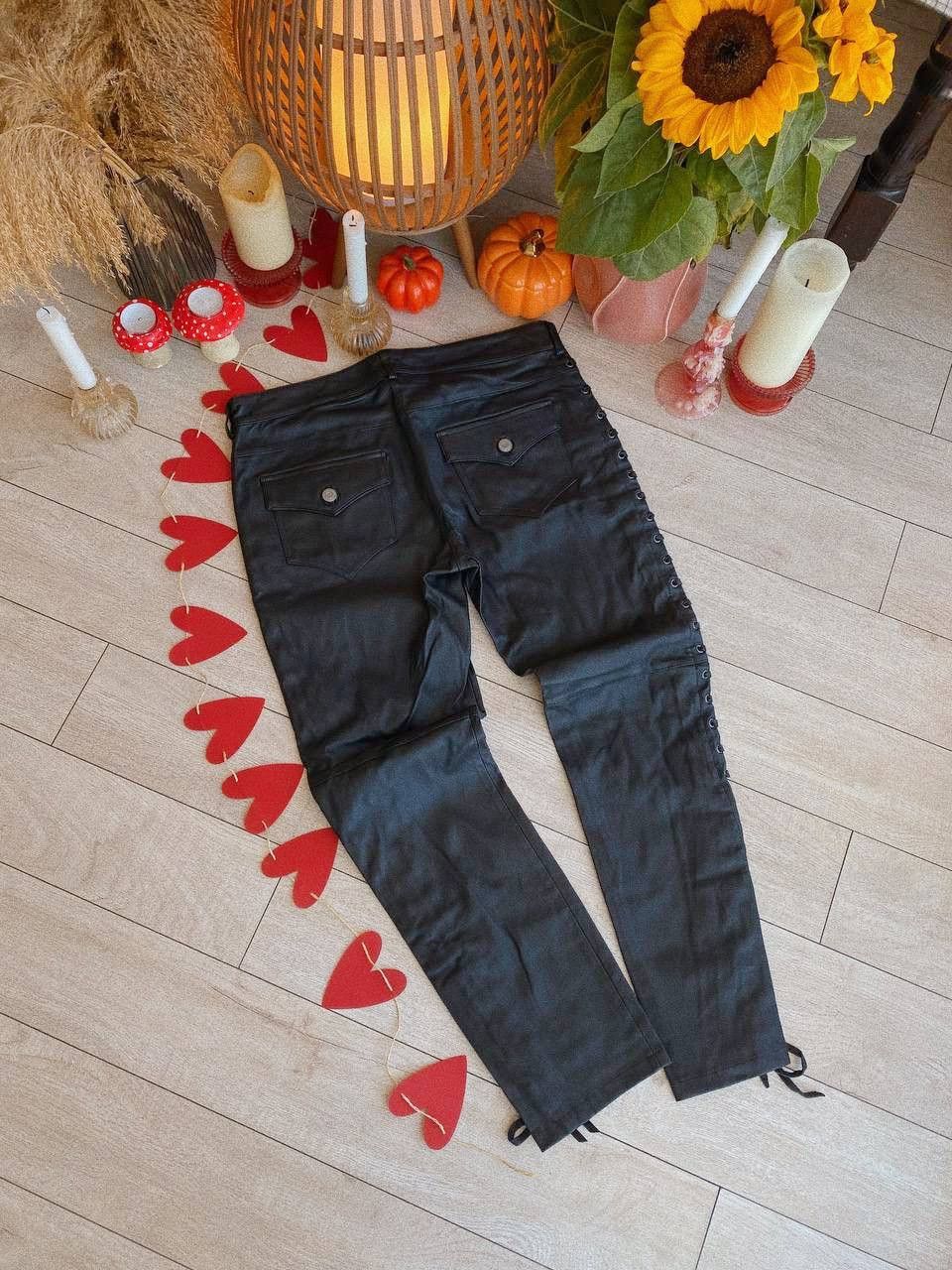 H&M × Isabel Marant Isabel Marant x H&M Black Leather Pants Size 32" / US 10 / IT 46 - 2 Thumbnail