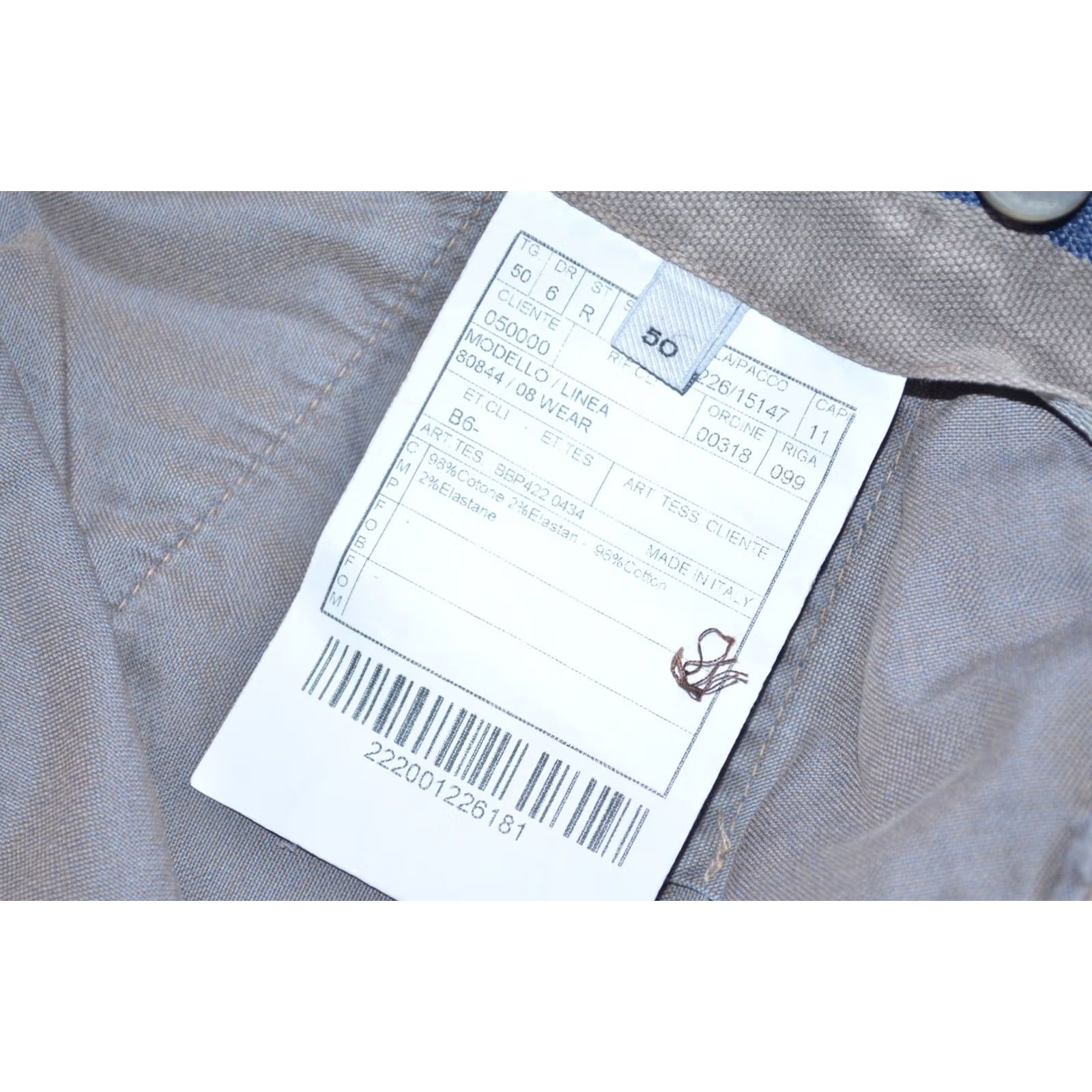 Boglioli Boglioli Milano Beige Slim Fit Stretch Chino Pants Cotton Flat Front Trousers 50 Size US 34 / EU 50 - 8 Thumbnail