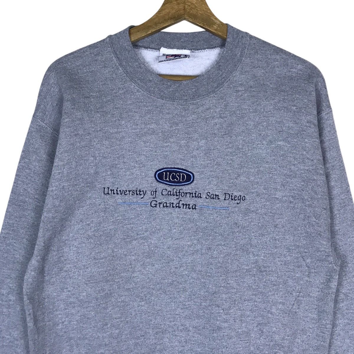 Vintage Vintage USA Player Sportswear Pullover Jumper Sweatshirt Size US S / EU 44-46 / 1 - 2 Thumbnail