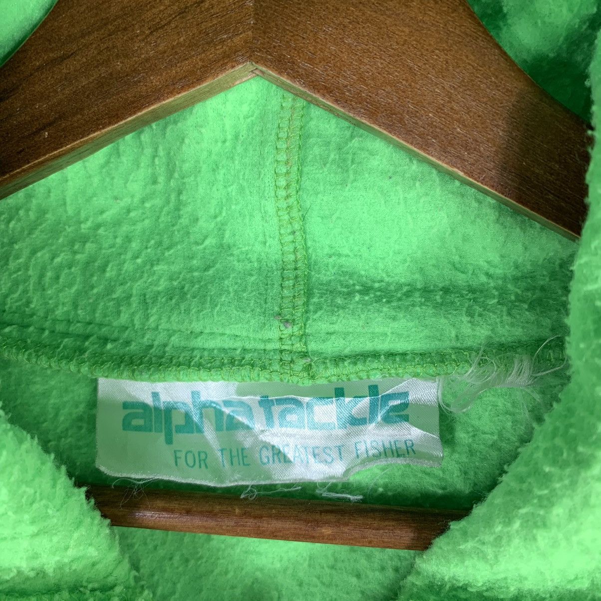 Vintage VINTAGE ALPHA TACKLE FISHER FLEECE HOODIE ZIPPER JACKET Size US M / EU 48-50 / 2 - 5 Thumbnail