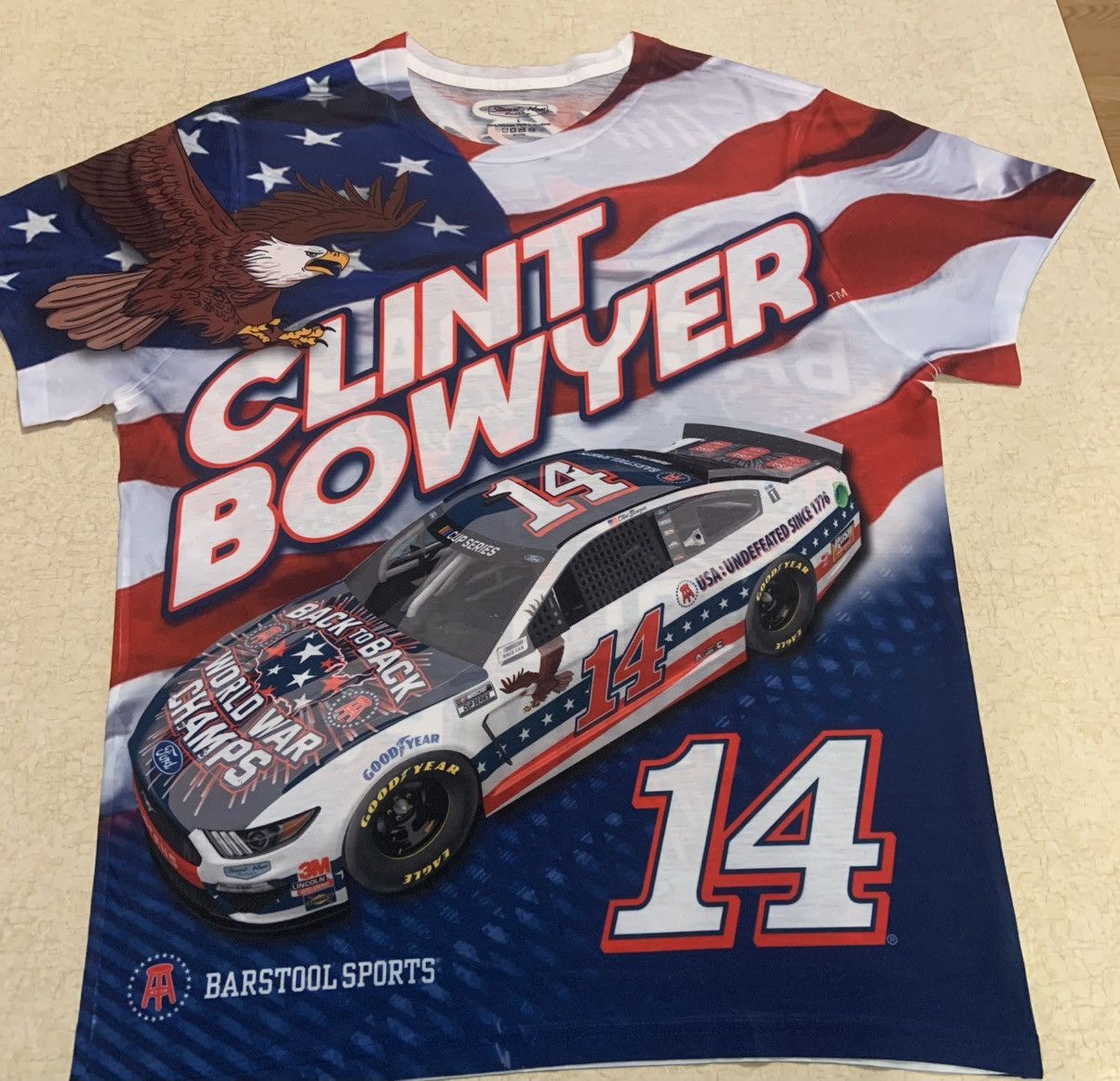 Other Clint Bowyer Nascar AOP T-shirt Size US L / EU 52-54 / 3 - 1 Thumbnail