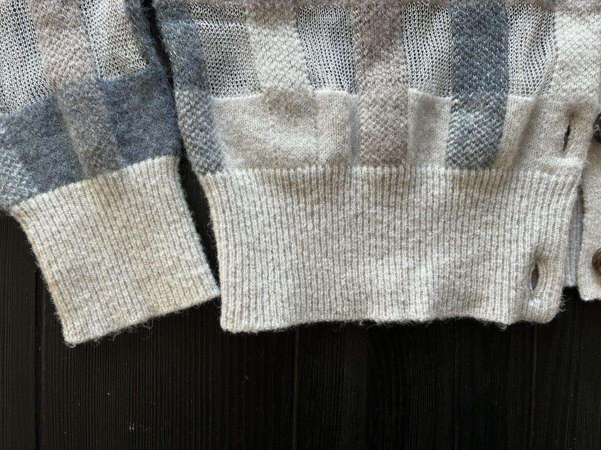 Maison Margiela Maison Margiela Check Pattern Multi Color Cardigan M. Size US M / EU 48-50 / 2 - 7 Thumbnail