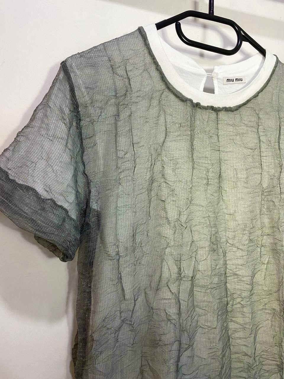 Miu Miu Miu Miu T shirt Size S / US 4 / IT 40 - 2 Thumbnail