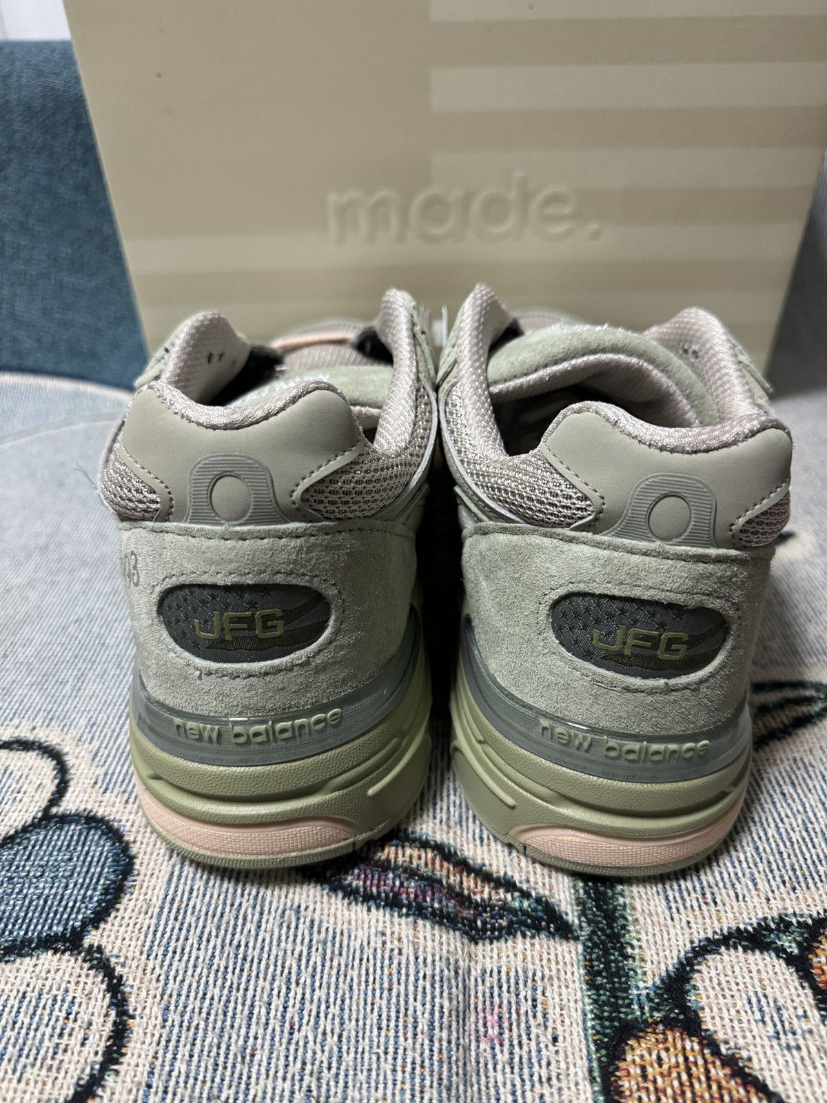 Joe Freshgoods NEW BALANCE X JFG 993 PERFORMANCE ART SAGE Size US 9.5 / EU 42-43 - 3 Thumbnail