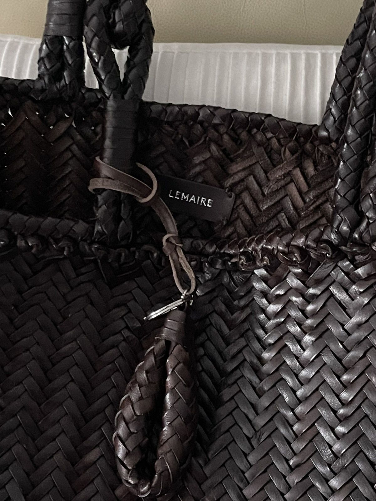 Lemaire Extra Large Chevron Tote Size ONE SIZE - 4 Thumbnail