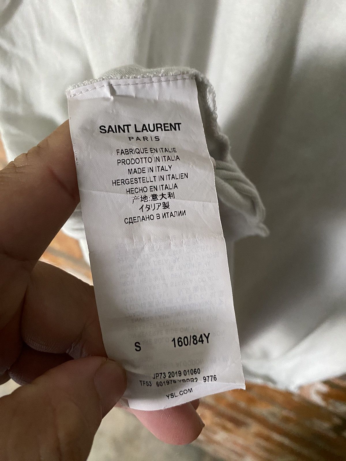 Saint Laurent Paris SS19 Saint Laurent Jardin Majorelle tee Size US M / EU 48-50 / 2 - 9 Thumbnail