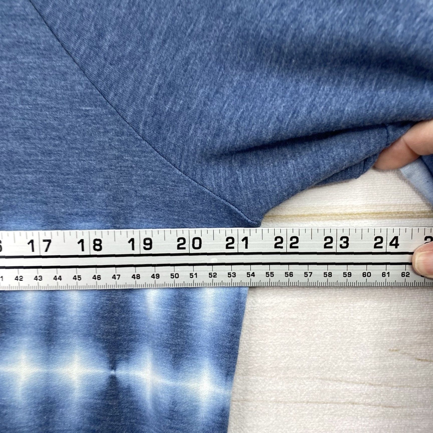 Vintage Knox Rose Sweatshirt TIE DYE Balloon Sleeve Pullover Crew Neck Blue Boho Women’s L Activewear Casual Travel Size L / US 10 / IT 46 - 8 Thumbnail