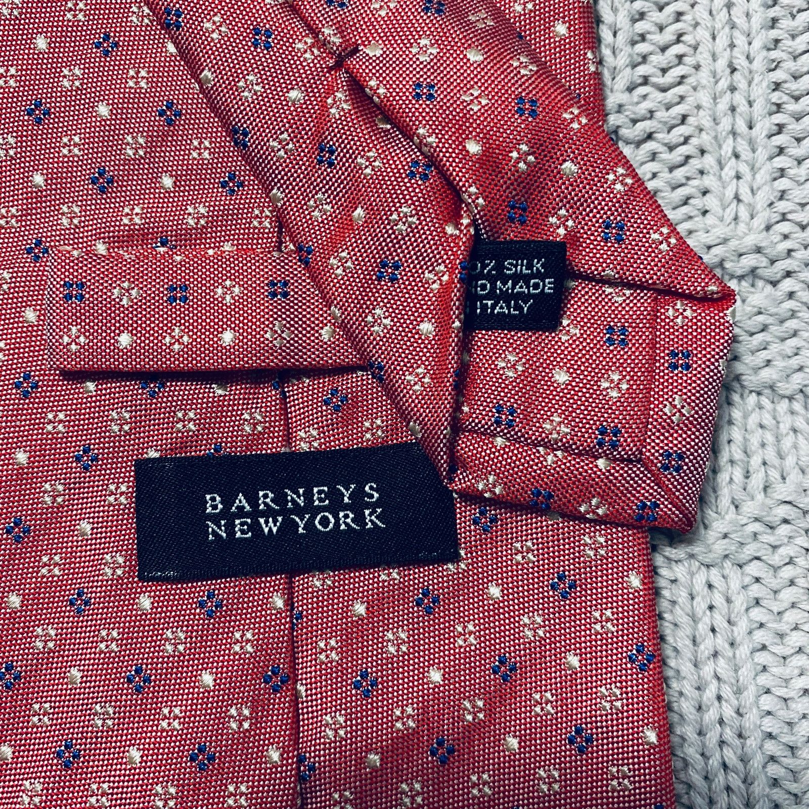 Barneys New York Barney's New York hand made pink silk tie Size ONE SIZE - 3 Thumbnail