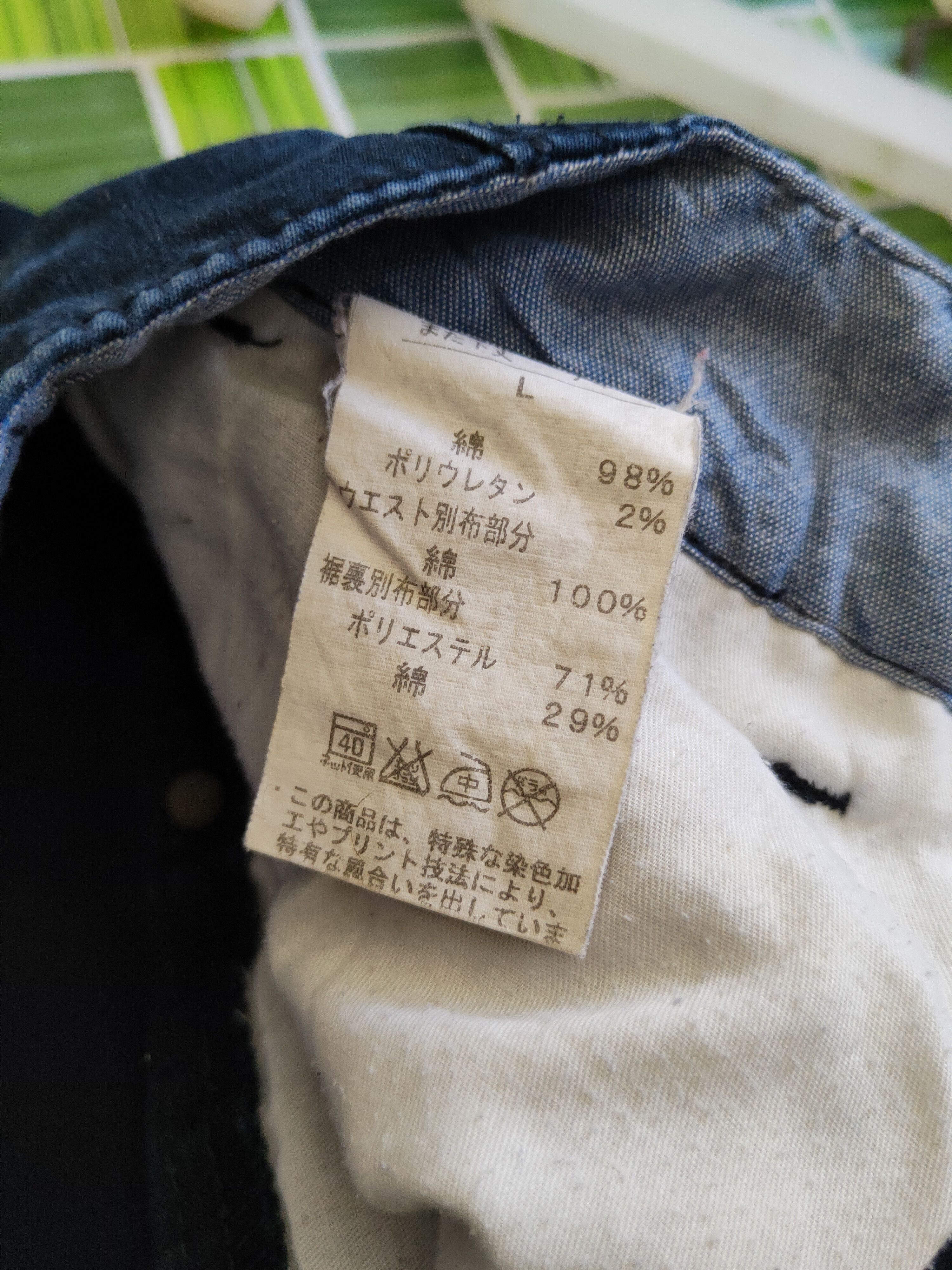 Japanese Brand Kriff Mayer Dark Blue Multipocket Casual Pants #S1821 Size US 31 - 16 Thumbnail