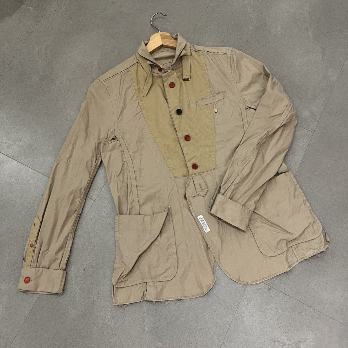 Undercover Undercover SS13 Runway Middle Finger Cut & Sew Shirt Jacket Size US M / EU 48-50 / 2 - 2 Thumbnail