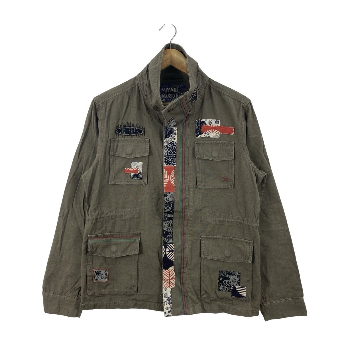 Vintage Vintage MIYABI MILITARY Field Jacket Pocket Kimono Patchwor Size US M / EU 48-50 / 2 - 4 Thumbnail
