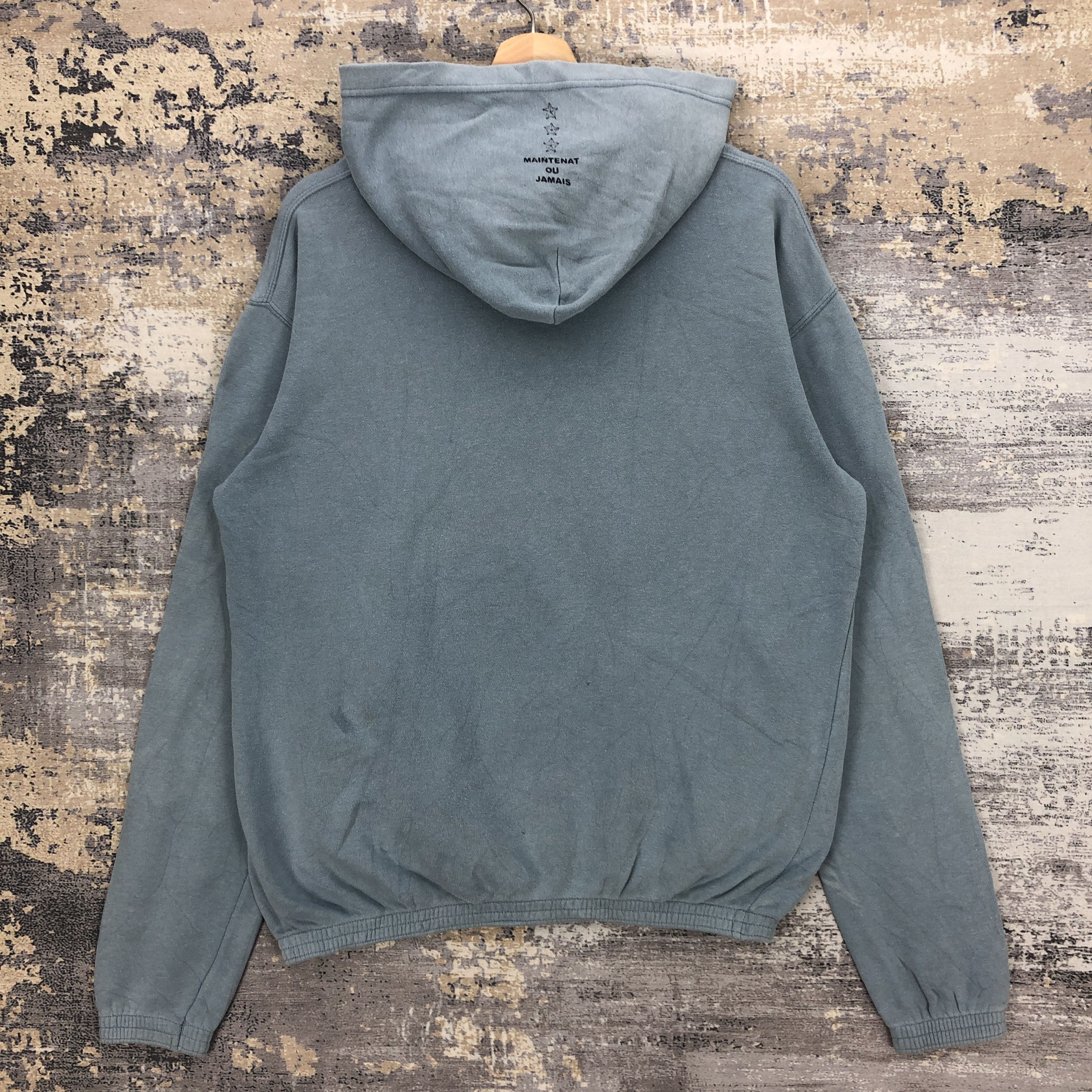 Japanese Brand × Vintage Vintage 90s Repartir a Zero Sweater Hoodie Sweatshirt Size US L / EU 52-54 / 3 - 10 Thumbnail