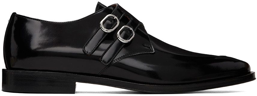 Maison Margiela o1y1124 Double Monk Loafers In Black Size US 12 / EU 45 - 4 Thumbnail