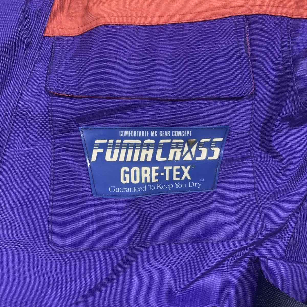 Japanese Brand Vtg Fuma Cross Goretex Motocross Belted Jacket Size US M / EU 48-50 / 2 - 8 Thumbnail