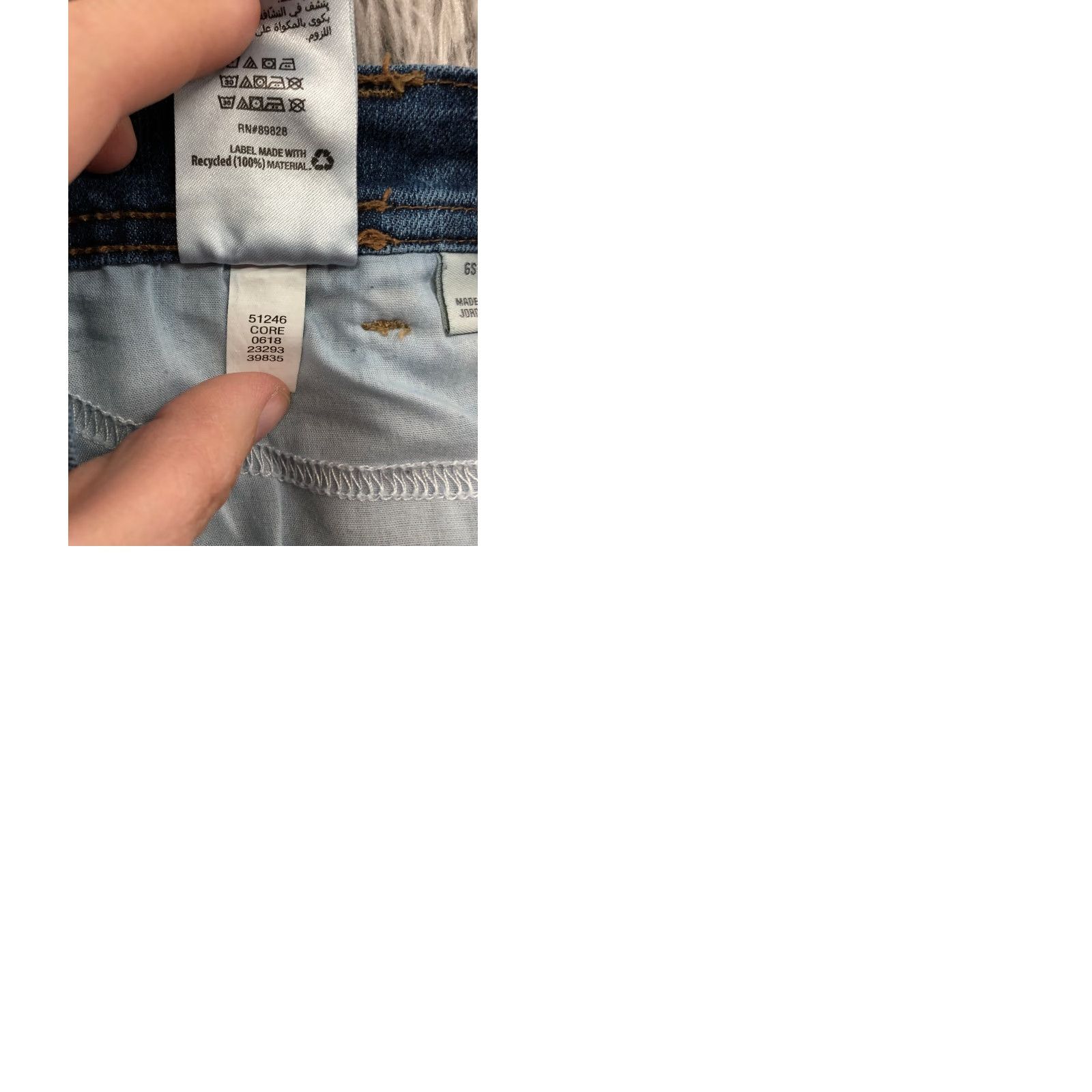 Vintage Style & Co Jeans Skinny Womens 6 Regular Denim Blue Dark Wash Slim 28in Inseam 27in Mid Rise Belt Loops 5-Pocket Button Zipper Size 28" / US 6 / IT 42 - 9 Thumbnail