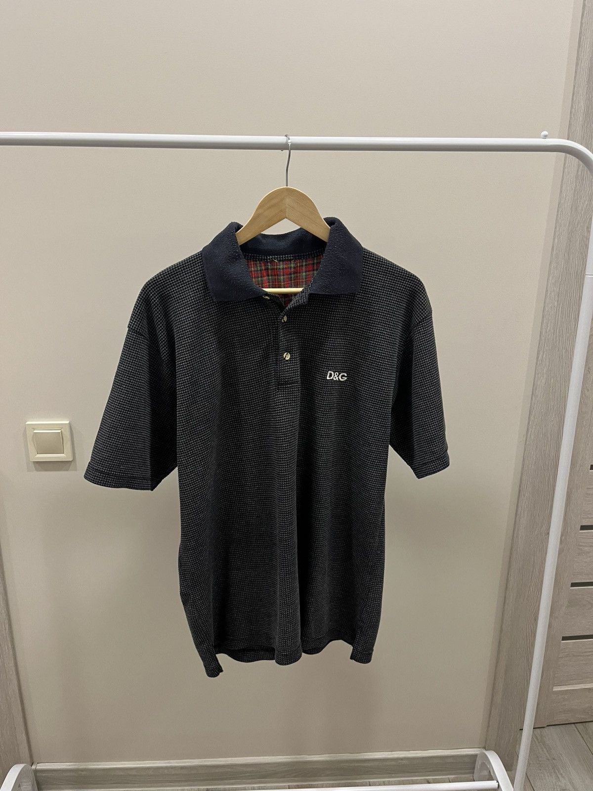Vintage Vintage Dolce Gabbana Polo T-shirt Eagle Logo Y2K 90s Size US L / EU 52-54 / 3 - 1 Thumbnail