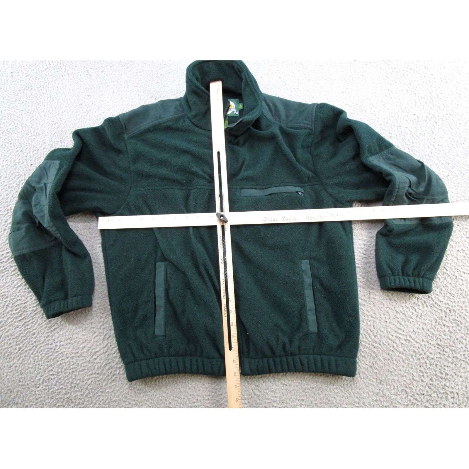 Vintage VINTAGE Cabela's Jacket Outdoor Shirt Mens M Green Fleece Zip Pocket Stand-Up Collar Middle-Length Size US M / EU 48-50 / 2 - 4 Thumbnail