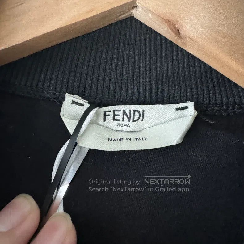Fendi Fendi Monogram Printed Zip-up Jacket - 100% Cotton - Stand Size S / US 4 / IT 40 - 3 Thumbnail