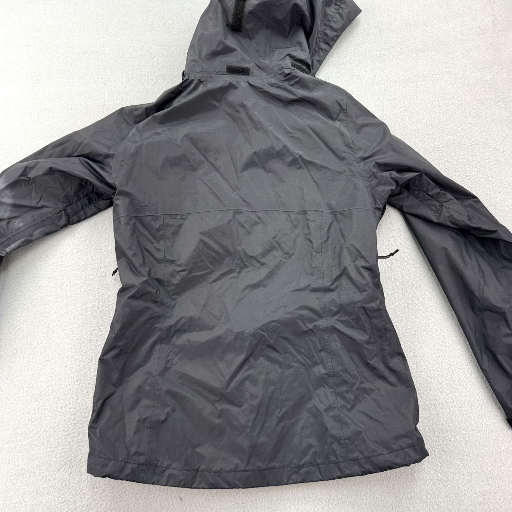 Vintage Columbia Jacket Womens Small Black Hooded Full Zip Raincoat Outdoors Parka Coat Size S / US 4 / IT 40 - 5 Thumbnail