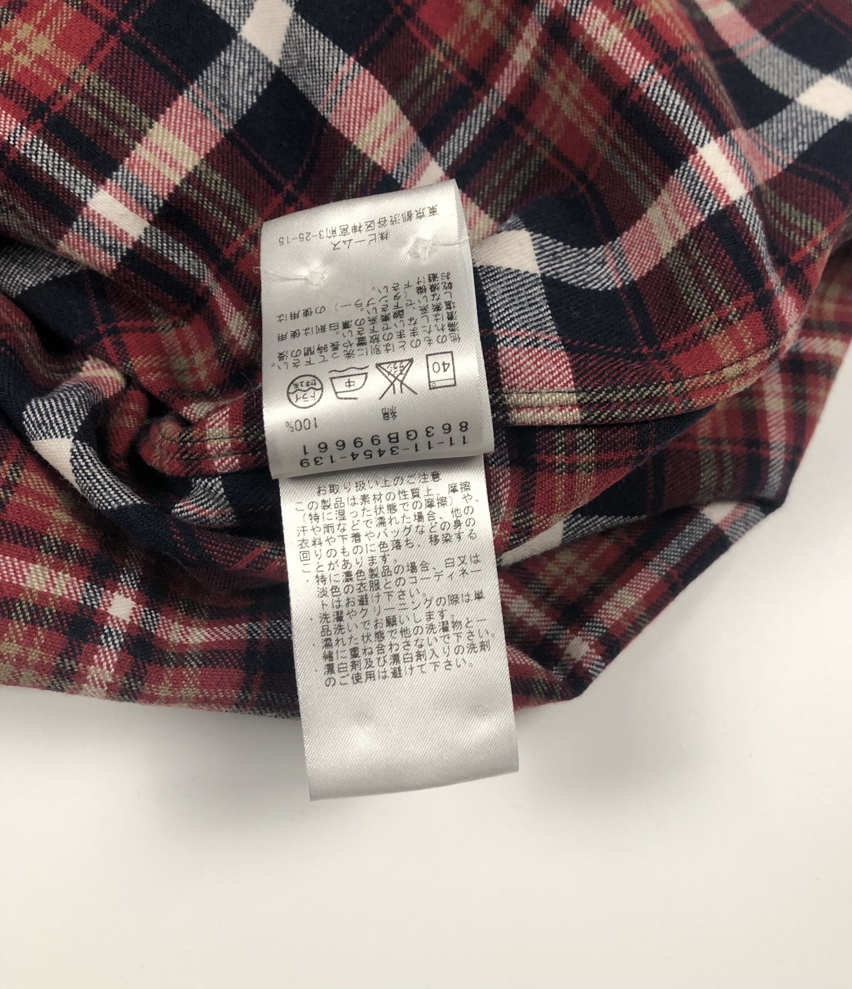 Beams Plus Beams Plus Flannel Cotton Shirt Size US M / EU 48-50 / 2 - 7 Thumbnail
