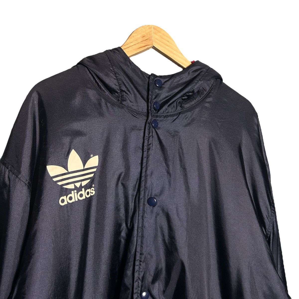 Adidas Vintage 90s Adidas Big Logo Jacket/Coat Size US XL / EU 56 / 4 - 4 Thumbnail