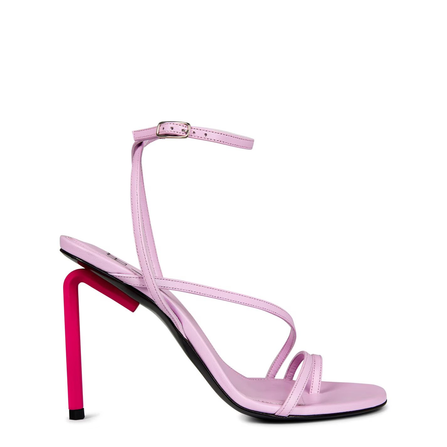 Off-White o1g2r1mq0125 Allen 110mm Strappy Sandals in Pink Size US 11 / IT 41 - 1 Thumbnail