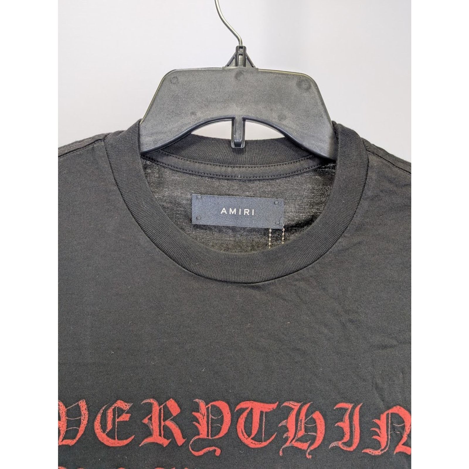Amiri o1rshd1 Everything T-Shirt in Black / Red Size US L / EU 52-54 / 3 - 5 Thumbnail