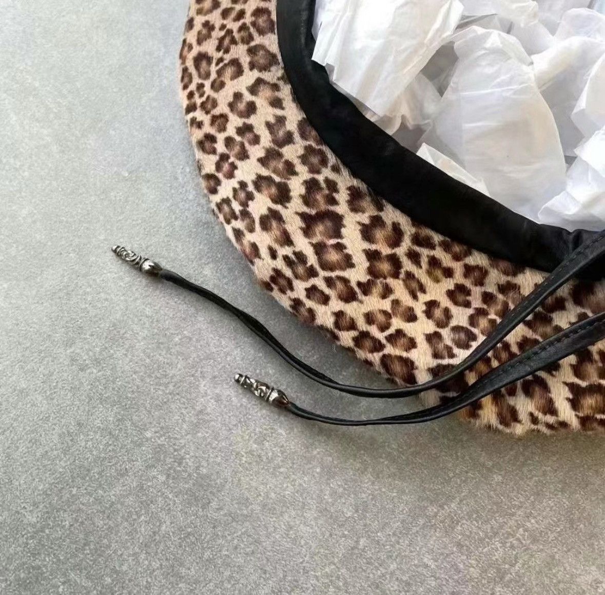 Chrome Hearts Chrome hearts leopard print beret Size ONE SIZE - 4 Thumbnail