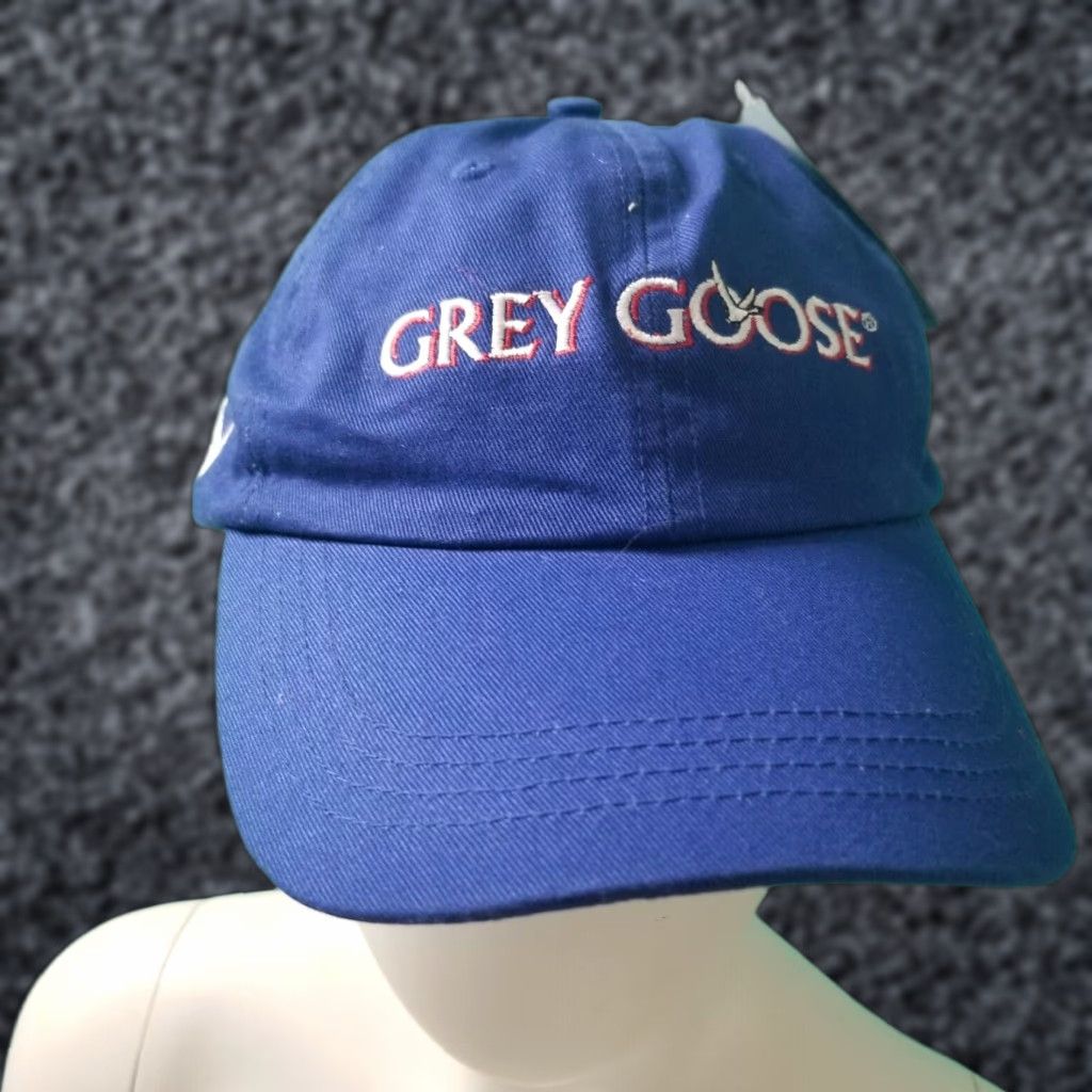 Vintage VINTAGE 4Head Blue Grey Goose Vodka Baseball Cap Adjustable Dad Hat Casual Mens Size ONE SIZE - 1 Thumbnail