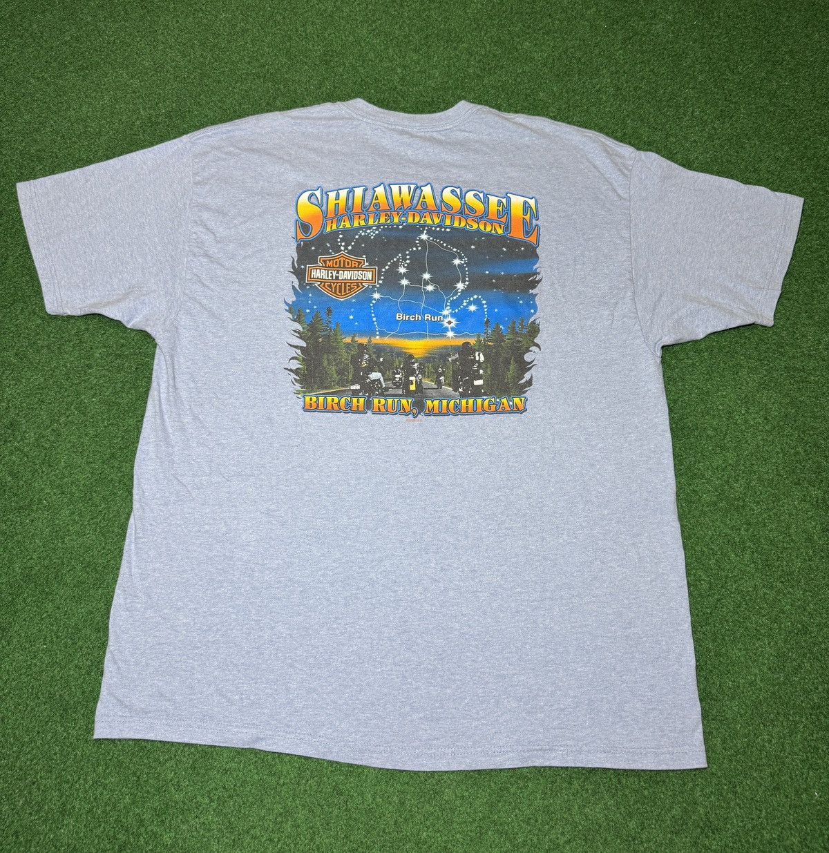 Harley Davidson Y2K Harley Davidson Motorcycle Biker Michigan XL T Shirt Size US XL / EU 56 / 4 - 3 Thumbnail