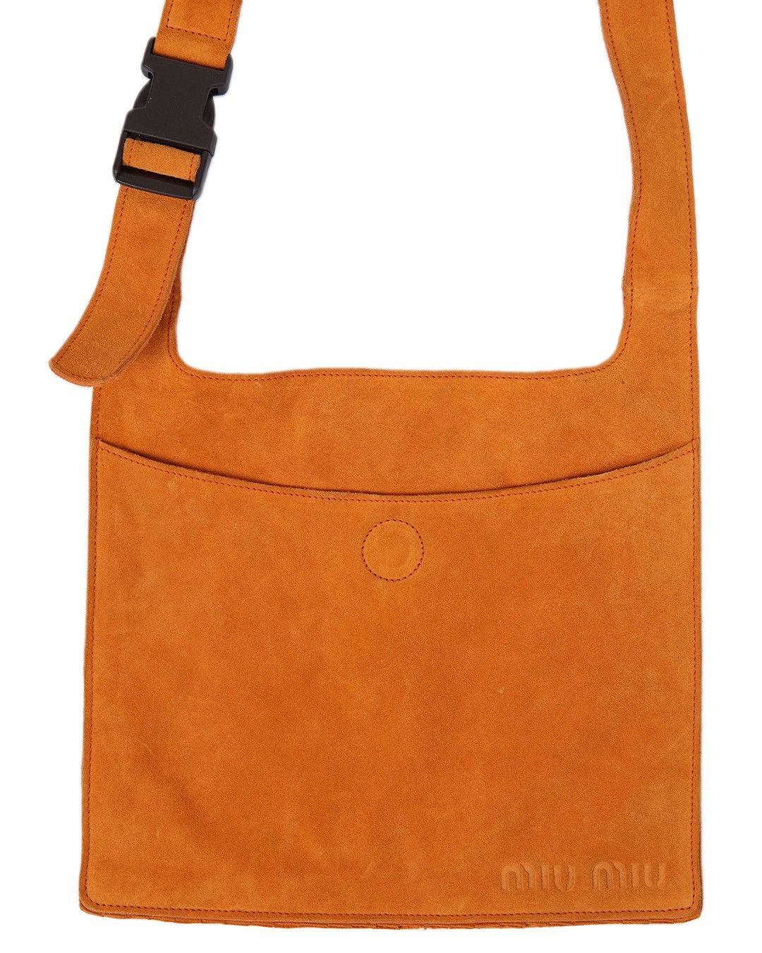 Miu Miu Miu Miu S/S1999 Orange Suede Bag Size ONE SIZE - 3 Thumbnail