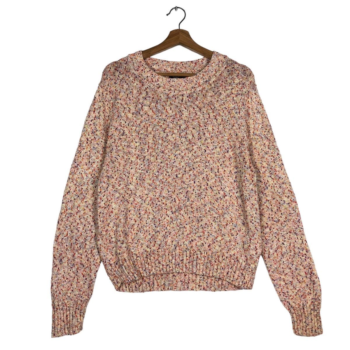 Japanese Brand 🔥90’s Vintage Tweed Knit Sweatshirt Jet Los Angeles Japan Size US M / EU 48-50 / 2 - 1 Thumbnail
