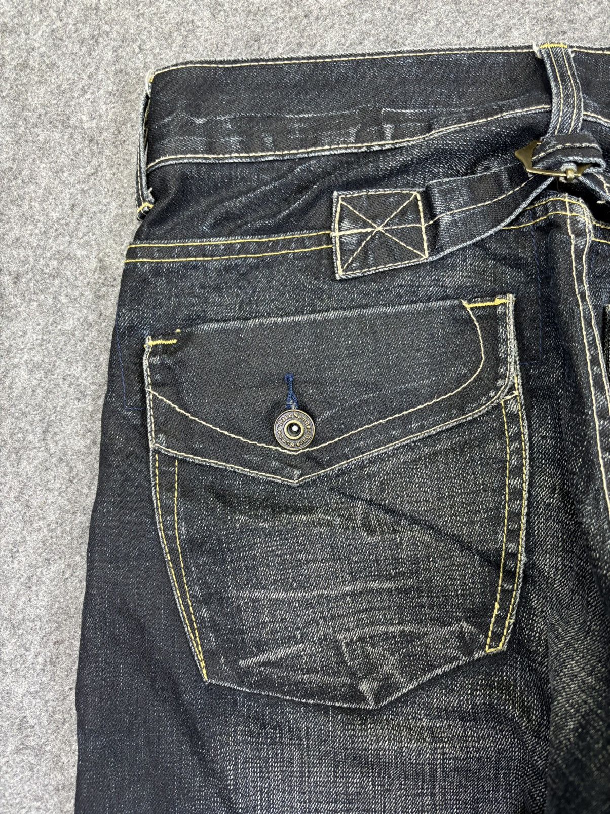 Japanese Brand 💥90s Style Fades💥Back Number Multipockets Denim K40 Size US 30 / EU 46 - 12 Thumbnail